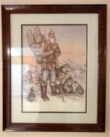 Framed and Matted Doug Linstrand Print