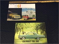 Original Dealer 1961 Chevy Brochures