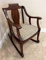 Antique Georgian Style Rocker