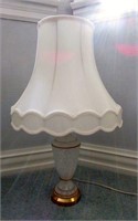 Antique Frosted Glass Base Lamp