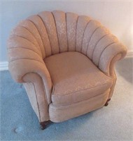 Antique Upholstered Lounge Chair