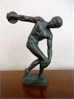 Grecian Diskus Thrower Figurine