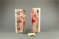 Early Barbie and Ken in Original Boxes