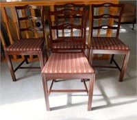 Set of 4 Antique Dining Room Chairs