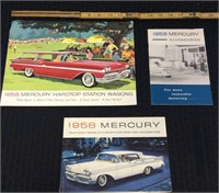 Original Dealer Brochures For 1958 Ford Mercury