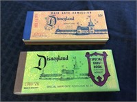 Disneyland Special Ticket Books & Pins Set