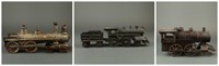 Group of Cast Iron and Metal Train Toys