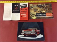Original 1950's Plymouth Dealer Brochures