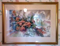 Original Framed Floral Watercolour