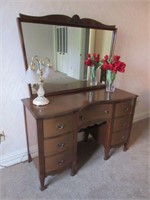 Antique Rockline Vanity Table with Mirror