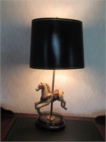Whimsical Carousal Horse Lamp