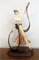 Gorgeous 1920's Flapper Girl Figurine