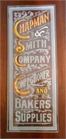 FINE CHAPMAN & SMITH CONFECTIONER SIGN