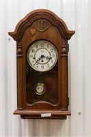 Oak Vienna Regulator Wall Clock