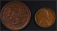 CENTS: 1911 LINCOLN & 1853 LARGE