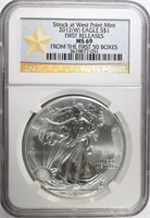 2012(W) AMERICAN SILVER EAGLE NGC MS 69