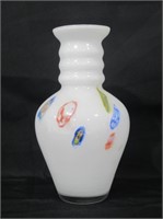 Murano Art Glass Vase 7.5"t