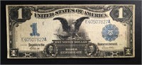 1899 $1.00 "BLACK EAGLE" SILVER CERTIFICATE, F/VF
