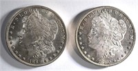1880-S & 1888-O CH BU MORGAN DOLLARS
