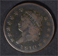 1810 LARGE CENT, ABOUT FINE -NICE