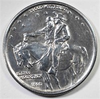 1925 STONE MOUNTAIN COMMEM HALF DOLLAR, CH/GEM BU