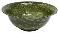 JADE SPINACH BOWL W/STAND.