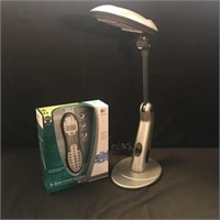 Desk Lamp and Universal remote