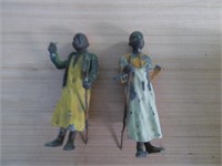 Pair of Cast Iron African American Fig.