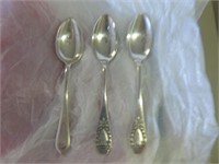 Group of 3 sterling spoons