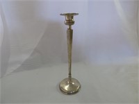 Sterling Candleholder Six Sided flows into Round
