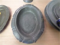Oval Pewter Tray