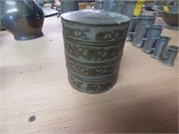 Pewter Divided Container