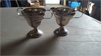 SET OF STERLING SILVER SMALL PITCHERS