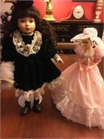 LOT OF 2 VINTAGE DOLLS- ONE IS MUSICAL
