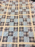 85X67 INCH 9 BLOCK BLANKET