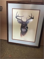 RALPH MCDONALD SIGNED FRAMED PRINT NUMBERED