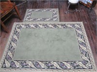 2 Area Rugs-4 x 6 ft. & 2 x 3 ft.
