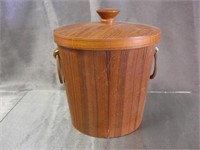 Vintage Wood Ice Bucket