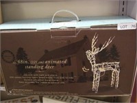 48" Lighted Animated Deer