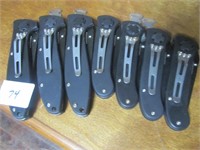 7 New Barracuda 420 Stainless Pocket Knives