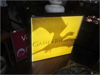 36 x 36 Game of Thrones Lighted Display Sign