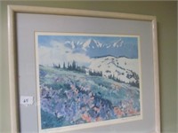 Signed & Numbered 24/450 Cecil Johnson "Poppies &