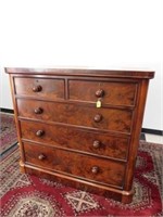 2 OVER 3 GENTLEMAN'S CHEST OF DRAWERS