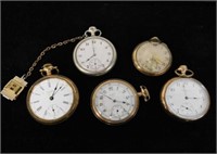 5 ASSORTED POCKETWATCHES