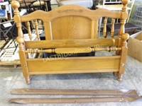 SOLID WOOD QUEEN or FULL SIZE BED