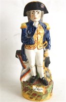 Antique Staffordshire Figure Toby  Lord Nelson