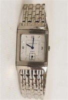 Stainless Jaeger Le Coultre style  marked  Watch