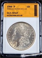 Morgan Silver Dollar MS 65 1900 P