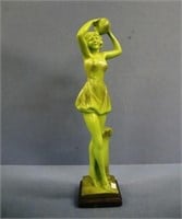Art deco ceramic figure of a woman
