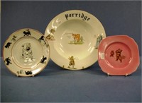 Vintage English children's porridge bowl